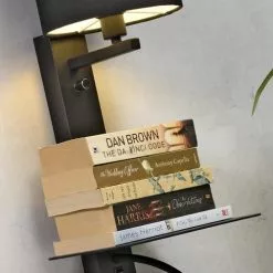 It's About Romi Appliques Murales Et Spots Applique Noire Avec Tablette Liseuse Et Abat-jour H52cm -Luminaires Soldes applique noire avec tablette liseuse et abat jour h52cm 15