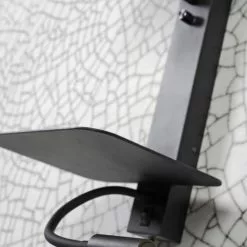 It's About Romi Appliques Murales Et Spots Applique Noire Avec Tablette Liseuse Et Abat-jour H52cm -Luminaires Soldes applique noire avec tablette liseuse et abat jour h52cm 4