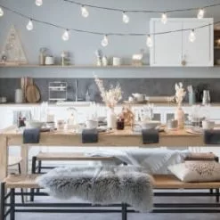 Maisons Du Monde Décorations à Poser De Noël Cloche En Verre Décor De Noël Lumineux -Luminaires Soldes cloche en verre decor de noel lumineux 1000 2 34 196998 8