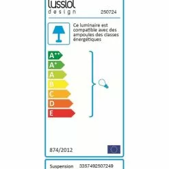 Lussiol Lighting Suspensions En Béton Blanc D. 0 Cm -Luminaires Soldes en beton blanc d 0 cm 2
