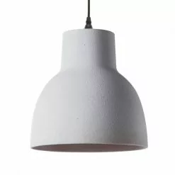 Lussiol Lighting Suspensions En Béton Blanc D. 0 Cm