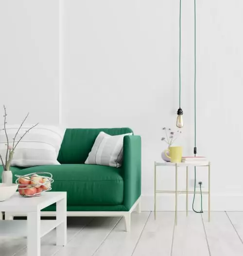 Hoopzi Suspensions Fil électrique En Tissu Luminaire Vert 4,5m 3 Hoopzi Suspensions Fil électrique En Tissu Luminaire Vert 4,5m – Image 3