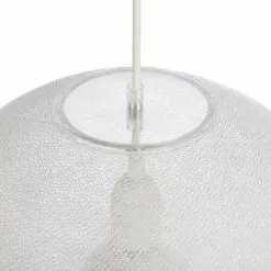 La Case De Cousin Paul Suspensions Globe Blanc D36cm -Luminaires Soldes globe blanc d36cm 4