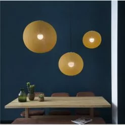 La Case De Cousin Paul Suspensions Globe Light XL Tabac Ø 50cm -Luminaires Soldes globe light xl tabac oe 50cm 3