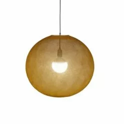 La Case De Cousin Paul Suspensions Globe Light XL Tabac Ø 50cm -Luminaires Soldes globe light xl tabac oe 50cm 4