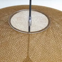 La Case De Cousin Paul Suspensions Globe Light XL Tabac Ø 50cm -Luminaires Soldes globe light xl tabac oe 50cm 5