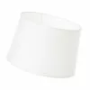 Unimasa Lampes à Poser Grand Abat-jour Blanc