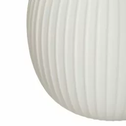 Hubsch Suspensions Grande Suspension En Verre Blanc -Luminaires Soldes grande suspension en verre blanc 2