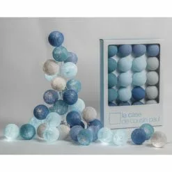 La Case De Cousin Paul Guirlandes Et Décorations Lumineuses Guirlande Lumineuse Bleue Et Grise -Luminaires Soldes guirlande lumineuse bleue et grise 2