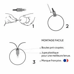 La Case De Cousin Paul Guirlandes Et Décorations Lumineuses Guirlande Lumineuse Bleue Et Grise -Luminaires Soldes guirlande lumineuse bleue et grise 4