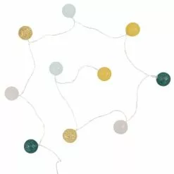 Maisons Du Monde Guirlandes Et Décorations Lumineuses Guirlande Lumineuse Multicolore 10 LED L196 - Lot De 3