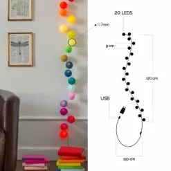 La Case De Cousin Paul Guirlandes Et Décorations Lumineuses Guirlande Lumineuse Rose Et Gris -Luminaires Soldes guirlande lumineuse rose et gris 5