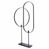 Maisons Du Monde Lampadaires Lampadaire 2 Cerclages En Metal Noir Mat H169