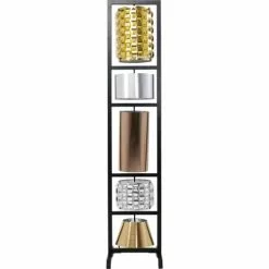 Kare Design Lampadaires Lampadaire 5 Abat-jours En Acier H180