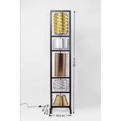 Kare Design Lampadaires Lampadaire 5 Abat-jours En Acier H180 -Luminaires Soldes lampadaire 5 abat jours en acier h180 3