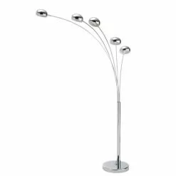 Maisons Du Monde Lampadaires Lampadaire 5 Branches En Métal Chromé H198