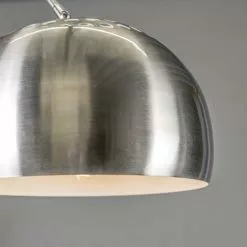 QAZQA Lampadaires Lampadaire à Arc En Acier Inoxydable Acier -Luminaires Soldes lampadaire a arc en acier inoxydable acier 5