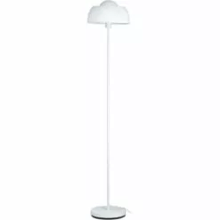 ATHM DESIGN Lampadaires Lampadaire Abat Jour Et Pied Métal Blanc -Luminaires Soldes lampadaire abat jour et pied metal blanc 15