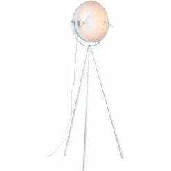 ATHM DESIGN Lampadaires Lampadaire Abat Jour Et Pied Métal Blanc -Luminaires Soldes lampadaire abat jour et pied metal blanc 6