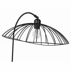 ATHM DESIGN Lampadaires Lampadaire Abat Jour Et Pied Métal Noir -Luminaires Soldes lampadaire abat jour et pied metal noir 13