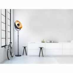 ATHM DESIGN Lampadaires Lampadaire Abat Jour Et Pied Métal Noir -Luminaires Soldes lampadaire abat jour et pied metal noir 21