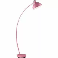 ATHM DESIGN Lampadaires Lampadaire Abat Jour Et Pied Métal Bleu -Luminaires Soldes lampadaire abat jour et pied metal rose