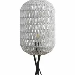ATHM DESIGN Lampadaires Lampadaire Abat Jour Rotin Beige Et Pieds Métal -Luminaires Soldes lampadaire abat jour rotin beige et pieds metal 2