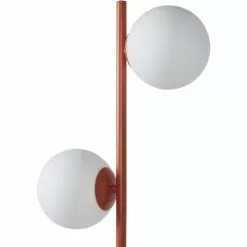 ATHM DESIGN Lampadaires Lampadaire Abat Jour Verre Pied Metal Brossé Marron -Luminaires Soldes lampadaire abat jour verre pied metal brosse marron 2