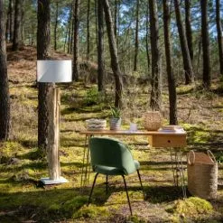 Maisons Du Monde Lampadaires Lampadaire Avec Abat-jour En Coton Ivoire H169 -Luminaires Soldes lampadaire avec abat jour en coton ivoire h169 1000 11 21 122037 13