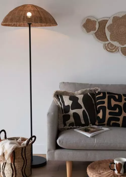 Maisons Du Monde Lampadaires Lampadaire Avec Abat-jour En Jute Beige H160 4 Maisons Du Monde Lampadaires Lampadaire Avec Abat-jour En Jute Beige H160 – Image 4