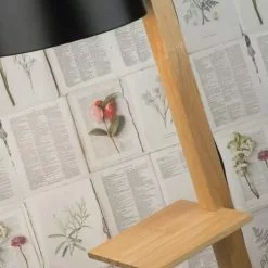 It's About Romi Lampadaires Lampadaire Avec étagères Métal/bois Noir H168cm -Luminaires Soldes lampadaire avec etageres metal bois noir h168cm 3