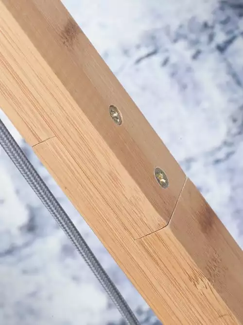 Good & Mojo Lampadaires Lampadaire Bambou/jute H207cm 5 Good & Mojo Lampadaires Lampadaire Bambou/jute H207cm – Image 5