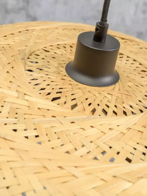 Good & Mojo Lampadaires Lampadaire Bambou Naturel H176cm 4 Good & Mojo Lampadaires Lampadaire Bambou Naturel H176cm – Image 4