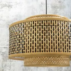 Good & Mojo Lampadaires Lampadaire Bambou Noir H176cm -Luminaires Soldes lampadaire bambou noir h176cm 8