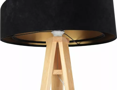 BPS Koncept Lampadaires Lampadaire Bois Clair H145 2 BPS Koncept Lampadaires Lampadaire Bois Clair H145 – Image 2