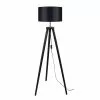 Tosel Lampadaires Lampadaire Bois Noir