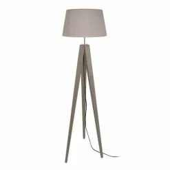 Tosel Lampadaires Lampadaire Bois Taupe
