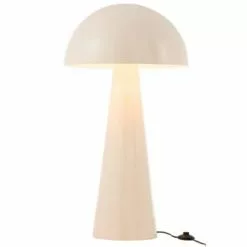 Meubles & Design Lampadaires Lampadaire Champignon En Métal Blanc