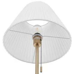Beliani Lampes à Poser Lampadaire Cuivré Et Blanc En Métal -Luminaires Soldes lampadaire cuivre et blanc en metal 4