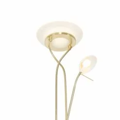 QAZQA Lampadaires Lampadaire En Acier Doré/laiton -Luminaires Soldes lampadaire en acier dore laiton 5