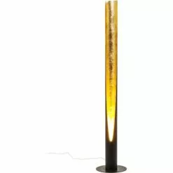 Kare Design Lampadaires Lampadaire En Acier Noir Et Doré H140 -Luminaires Soldes lampadaire en acier noir et dore h140 2