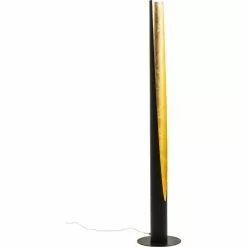 Kare Design Lampadaires Lampadaire En Acier Noir Et Doré H140 -Luminaires Soldes lampadaire en acier noir et dore h140 4