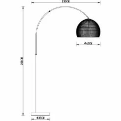 Keria Lampadaires Lampadaire En Bamboo Argente -Luminaires Soldes lampadaire en bamboo argente 2