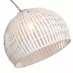 Keria Lampadaires Lampadaire En Bamboo Argente -Luminaires Soldes lampadaire en bamboo argente 3