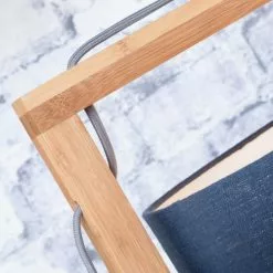 Good & Mojo Lampadaires Lampadaire En Bambou Abat-jour En Lin Gris Clair, H. 174cm -Luminaires Soldes lampadaire en bambou abat jour en lin gris clair h 174cm 5