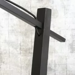 Good & Mojo Lampadaires Lampadaire En Bambou Noir/lin H176cm -Luminaires Soldes lampadaire en bambou noir lin h176cm 8