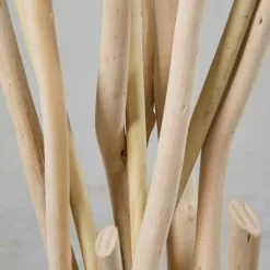 Maisons Du Monde Lampadaires Lampadaire En Bois Flotté Et Abat-jour Blanc H159 -Luminaires Soldes lampadaire en bois flotte et abat jour blanc h159 1000 12 40 190854 3