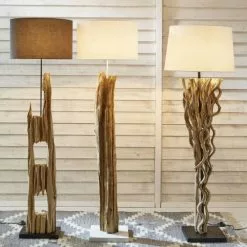 Maisons Du Monde Lampadaires Lampadaire En Bois H 170 Cm -Luminaires Soldes lampadaire en bois h 170 cm 1000 12 22 122038 13
