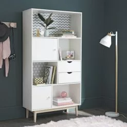 Maisons Du Monde Lampadaires Enfant Lampadaire En Hévéa Et Métal Blanc -Luminaires Soldes lampadaire en hevea et metal blanc 1000 1 5 171344 18