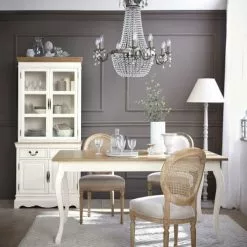 Maisons Du Monde Lampadaires Lampadaire En Manguier Et Abat-jour Blanc Cassé H162 -Luminaires Soldes lampadaire en manguier et abat jour blanc casse h162 1000 4 12 191441 5